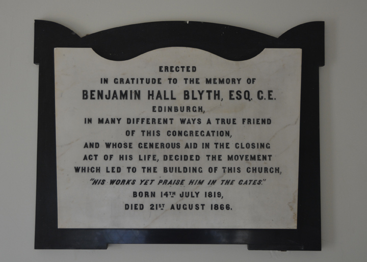 Benjamin Hall Blyth memorial