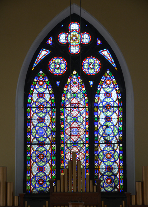 Dall stained glass window